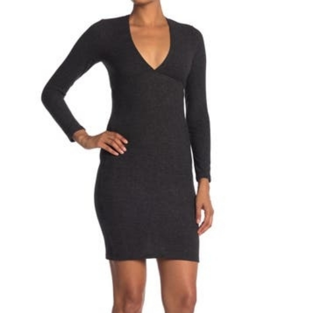 Long Sleeve Empire Sweater Midi by Velvet Torch NWT